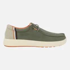 Zapatos wallabi para hombre Cana en tejido algodón