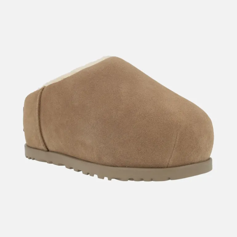 Zuecos para mujer forrados de pelo Ugg Pumped Slide con plataforma