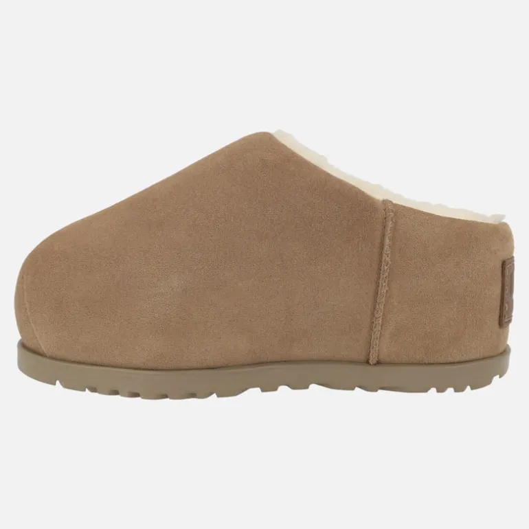 Zuecos para mujer forrados de pelo Ugg Pumped Slide con plataforma