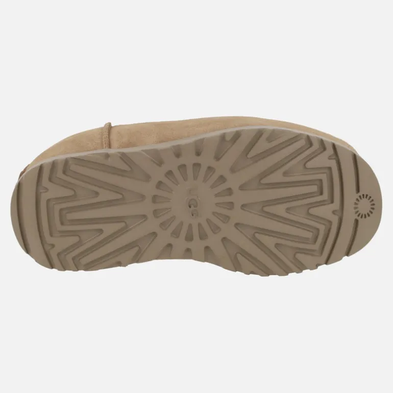 Zuecos para mujer forrados de pelo Ugg Pumped Slide con plataforma