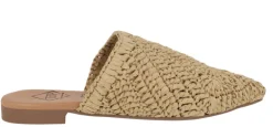 Zuecos planos estilo babuchas en tejido crochet